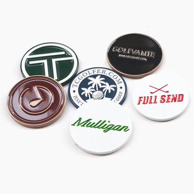 Cheap Custom Ball Marker golf metal ball marker