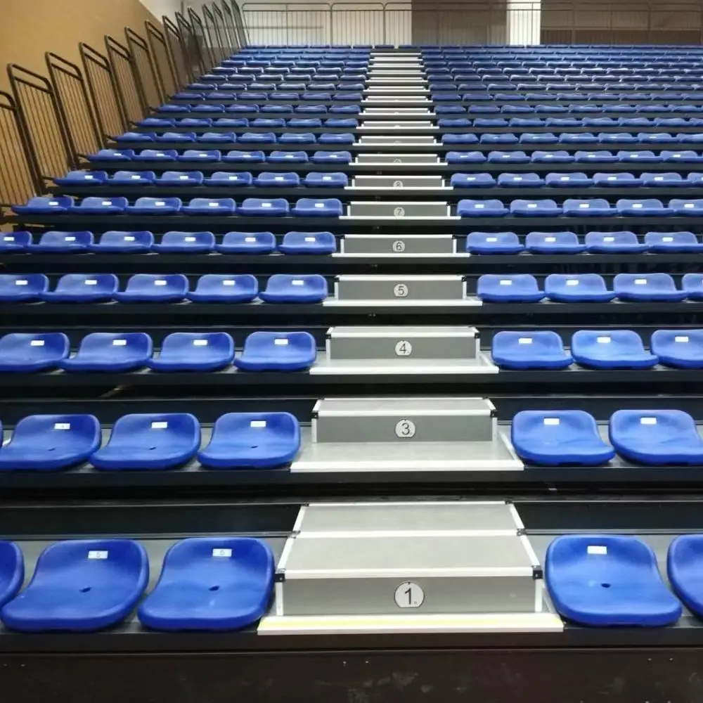 Theater Furniture Stadium Bleachers Retractable Bleacher Price Match Plastic Chair