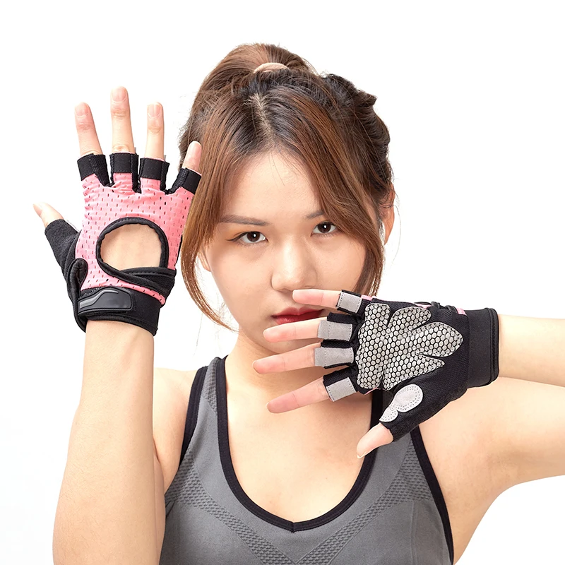 Hot sale cycling bicycle racing half-finger breathable non-slip mittens