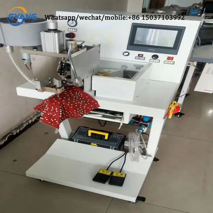 2024 New Low Price Hand Press 2 Needle Beading Pearl Setting Pearl And Bead Sewing Bead Drilling Machine