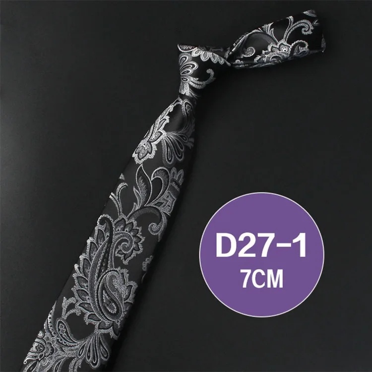 Wholesale Suppliers Champagne Color Men Ties Small Floral Pattern Dot Plaid Tie Daily Wear Cravat Wedding