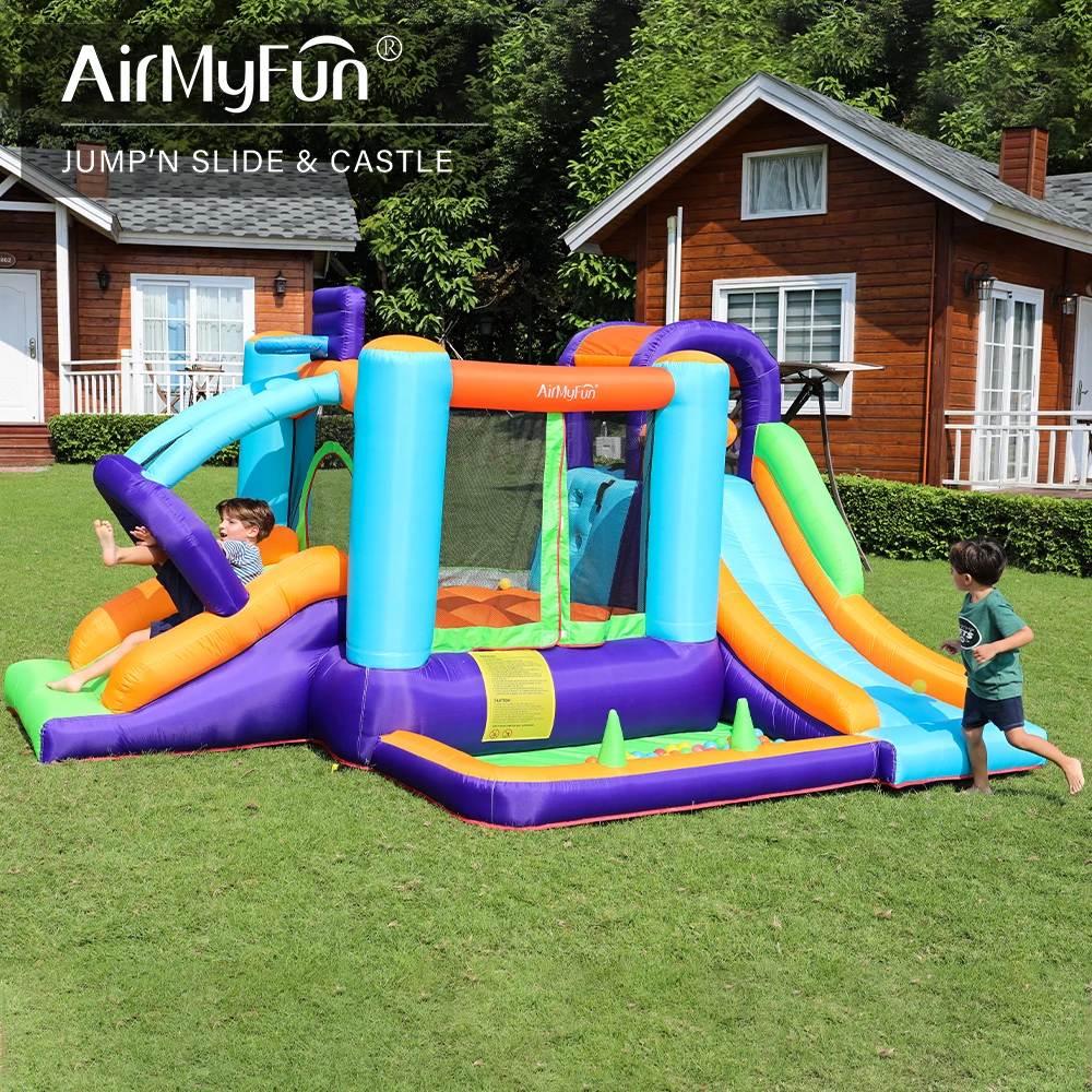AirMyFun Wholesale Price Moon Combo Air Bounce Castle Inflatable Bounce House China