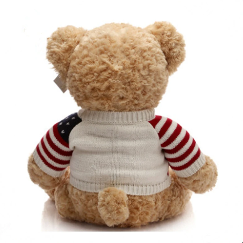 High Quality Plush Stuffed Toy Wearing Clothes Big Teddy Bear