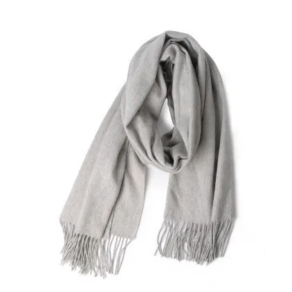 Hot Selling Unisex Winter Scarf Solid Color Casual Scarf Shawl Thick Woolen Fashion Scarves For Men Women