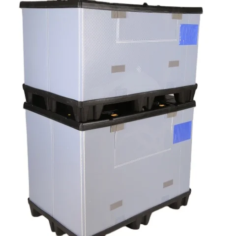 Складной пластиковый контейнер для поддонов