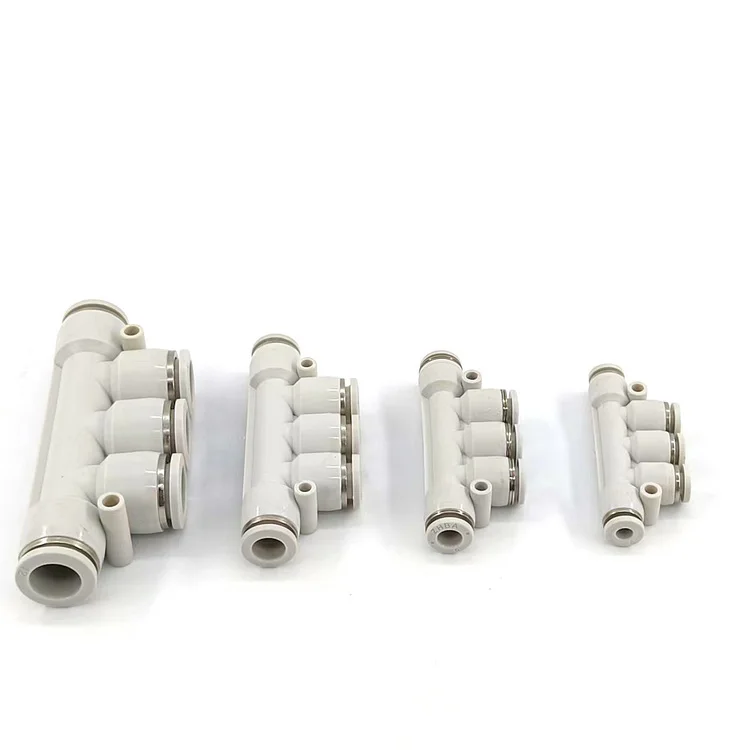 PK 4 6 8 10 12mm Tube Quick Connector Push Pipe Plastic Air Hose Pneumatic Fittings Manufacturer