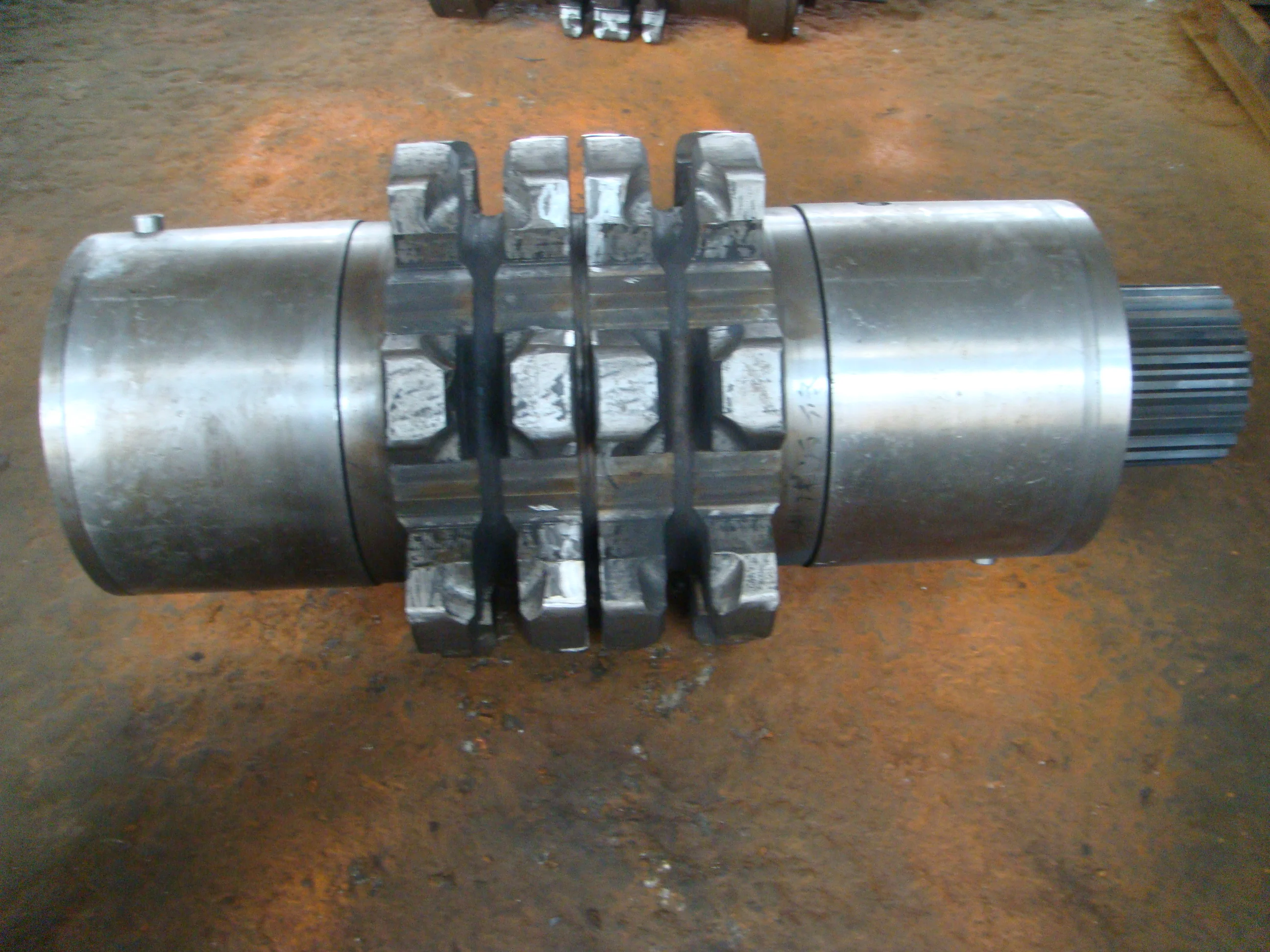 New Cast Iron Double Sprocket Assembly 1158010102 for Manufacturing Coal Plant Scrap Conveyor