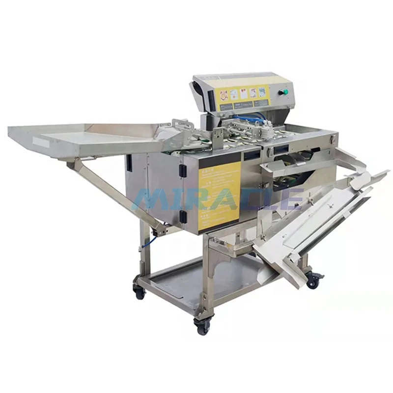 Labor saving orbital egg yolk and white separating machine