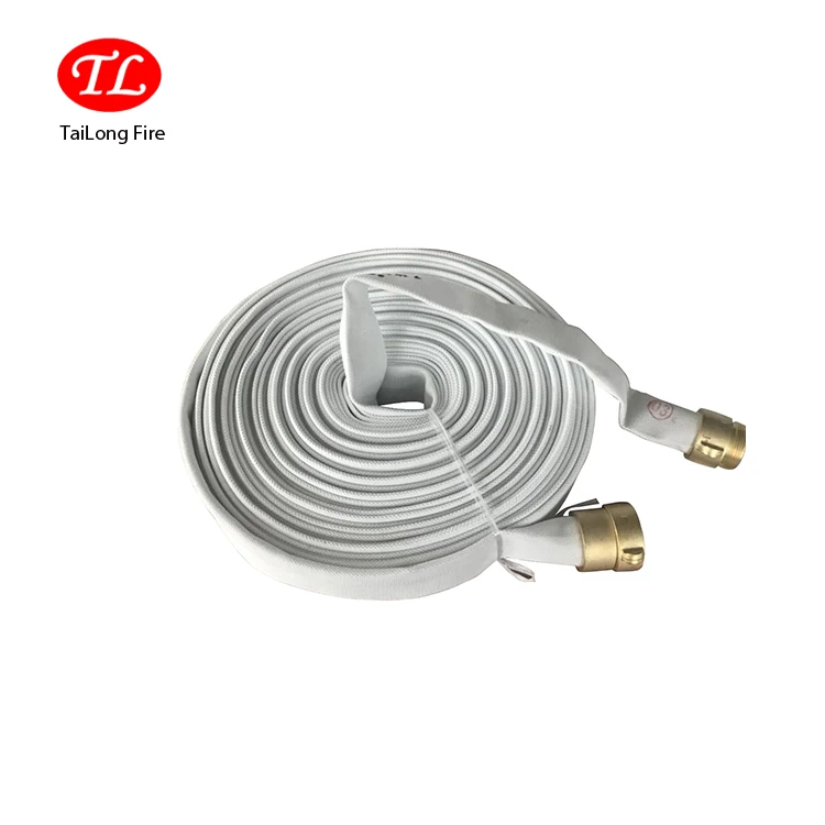TL Single Jacket PVC Lined Fire Fighting Hose Canvas Fire Hose