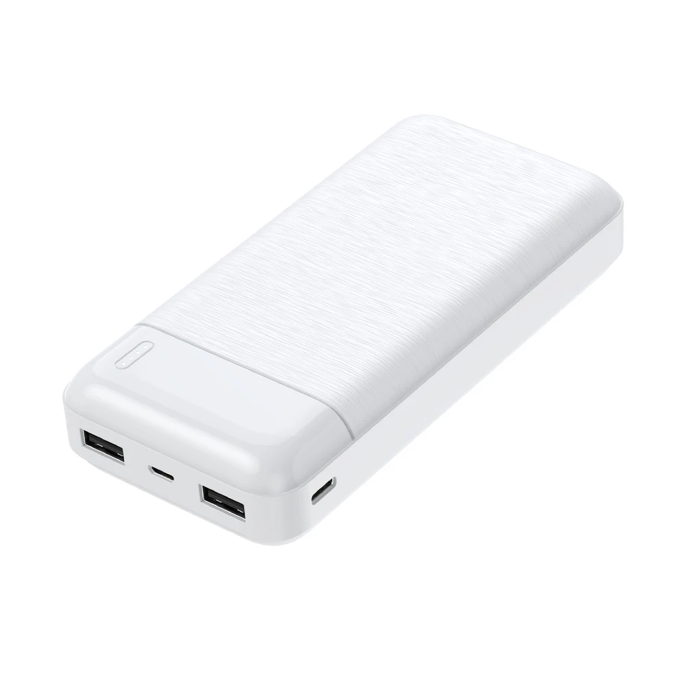 Ultra slim custom logo battery type c power bank 20000mah powerbank promotion charger 20000 mah power banks