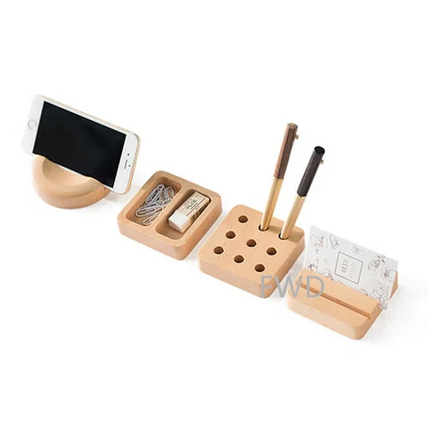 New product perfect design Office Wooden Desk Organizer