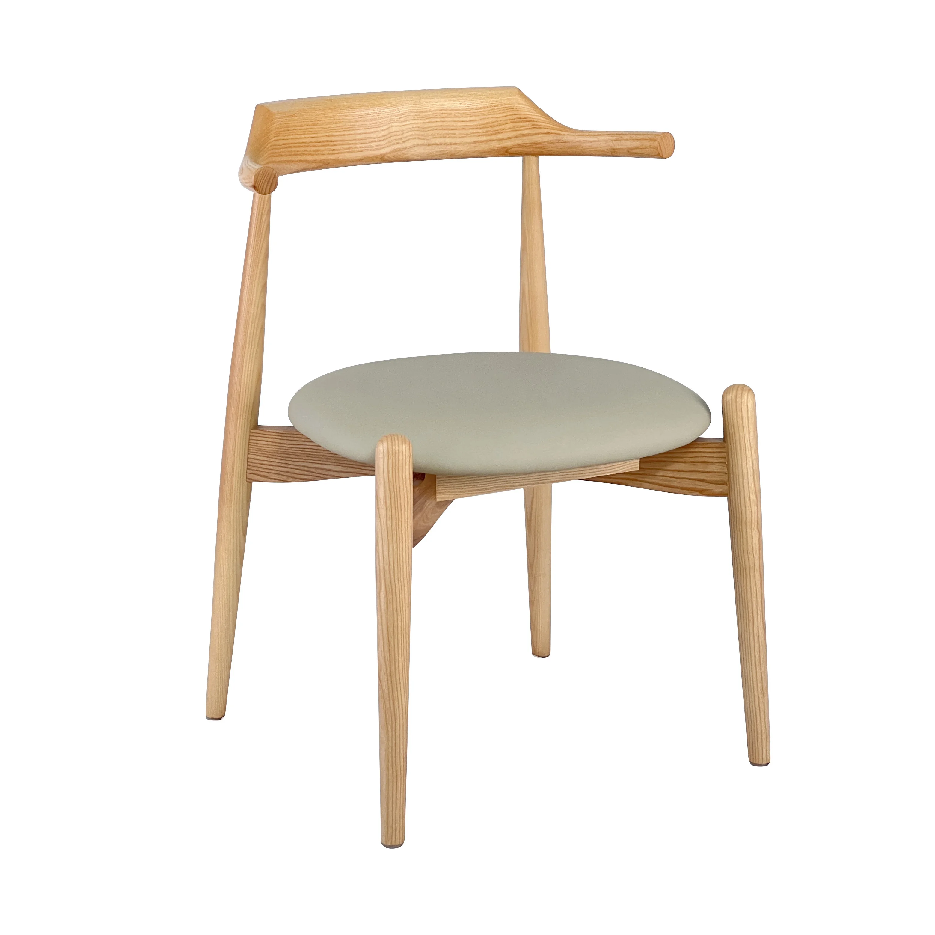 Silla Designer Style Nordic Walnut Color Solid Wooden chair  With Armchair chairs for hotel dinning room chairs