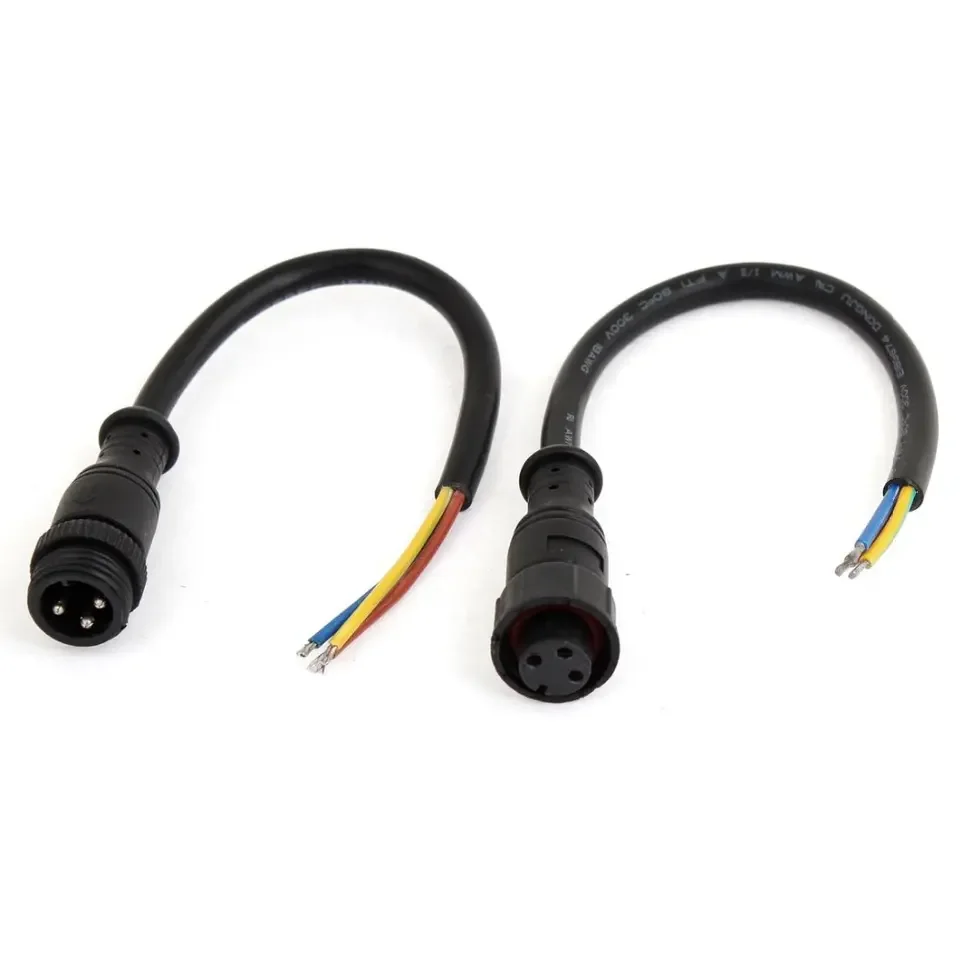 Customizable waterproof electrical cable 2 3 4 5 6 7 9 Pin IP68 M12 LED Waterproof Cable