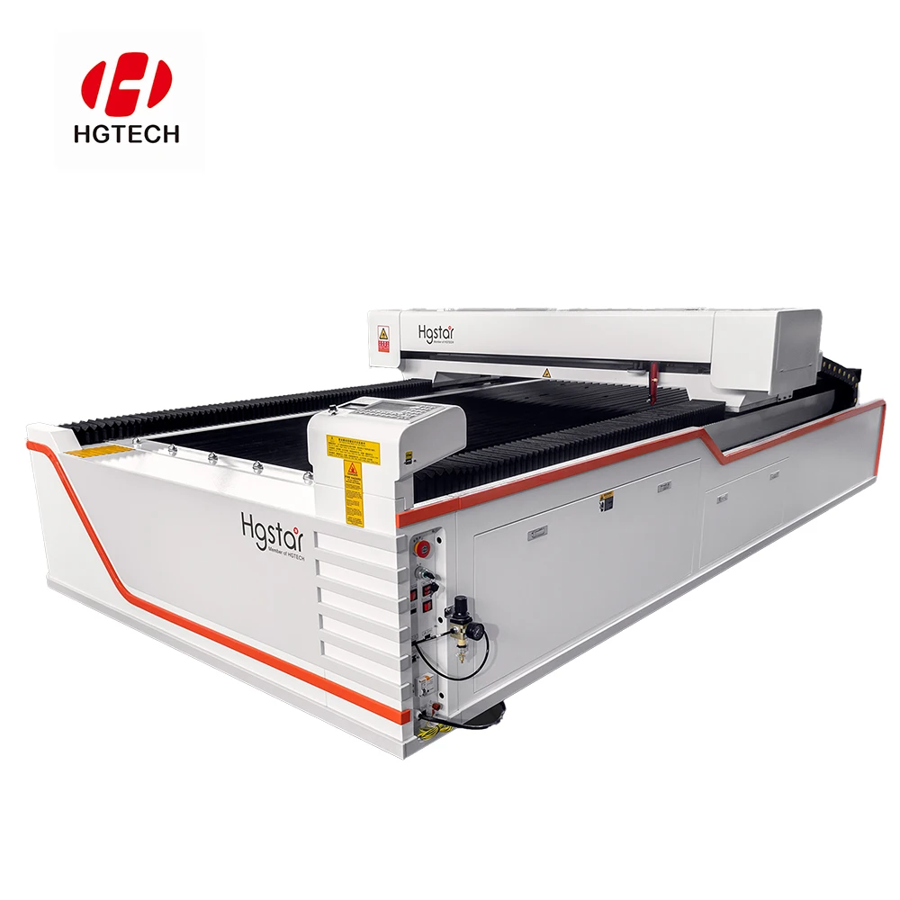 Лазерный резак HGTECH серия 1325 Неметаллическая кожа древесная бумага пластик СО2 300 Вт 500 лазерная резка для акрила