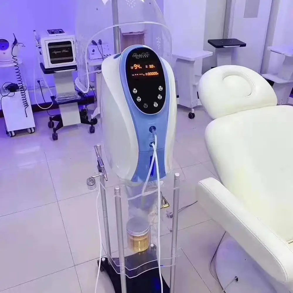  Аппарат для кислородной терапии O2toderm кислородный пистолет-распылитель спа гидроотшелушивающий увлажняющий прибор гидродермабразии купольная