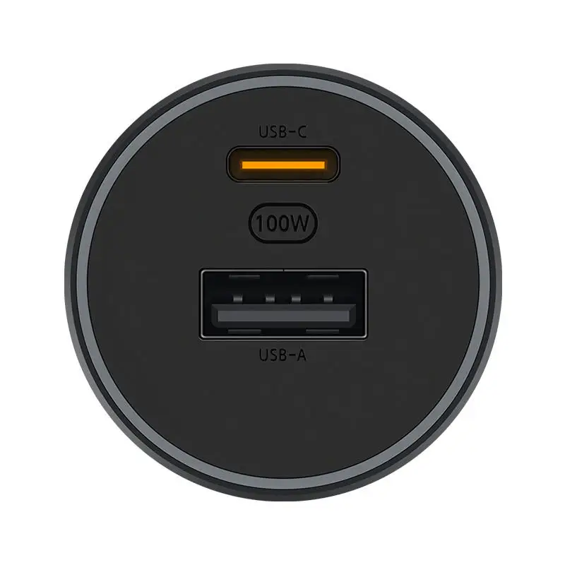 New Original Xiaomi Mi Car Charger 100W 1A1C Fast Charging Dual-port USB-A USB-C Fully Compatible With Smart Device