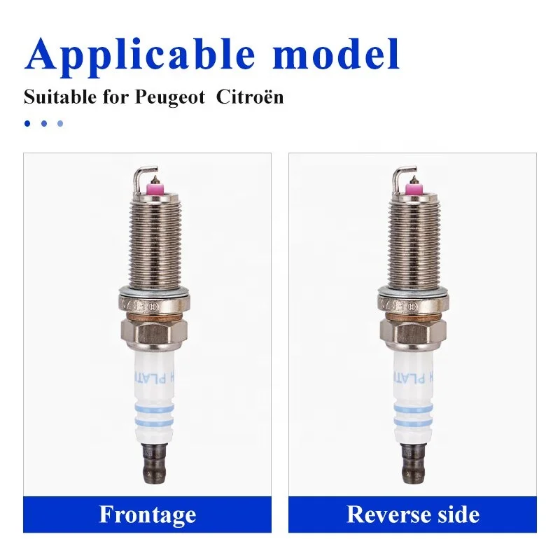 FR7SI30 Auto Parts Spark Plugs For Peugeot 308 408 301 307 Citroen Sega C4L Elysee EC5 Platinum Iridium Alloy Spark Plug