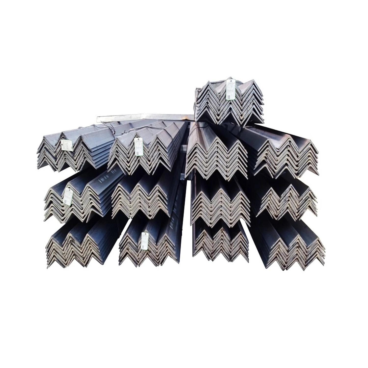 Steel Angel Iron Hot Rolled Angel Ms L Angle Steel Bar With Hole For Construction 125Mm X 75Mm Shelf Bracket Steel Angles