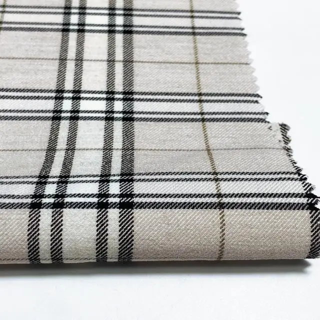  2021 новый производитель оптом деформация стрейч пряжа окрашенная растягивающиеся пледы ткань бенгалин женская одежда