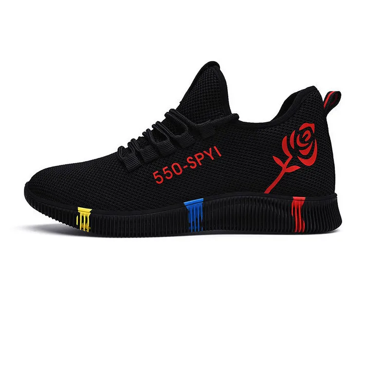 Custom Size Fashion 2 Color Comfortable Shoes Women Soft Sole Running Sports Shoes