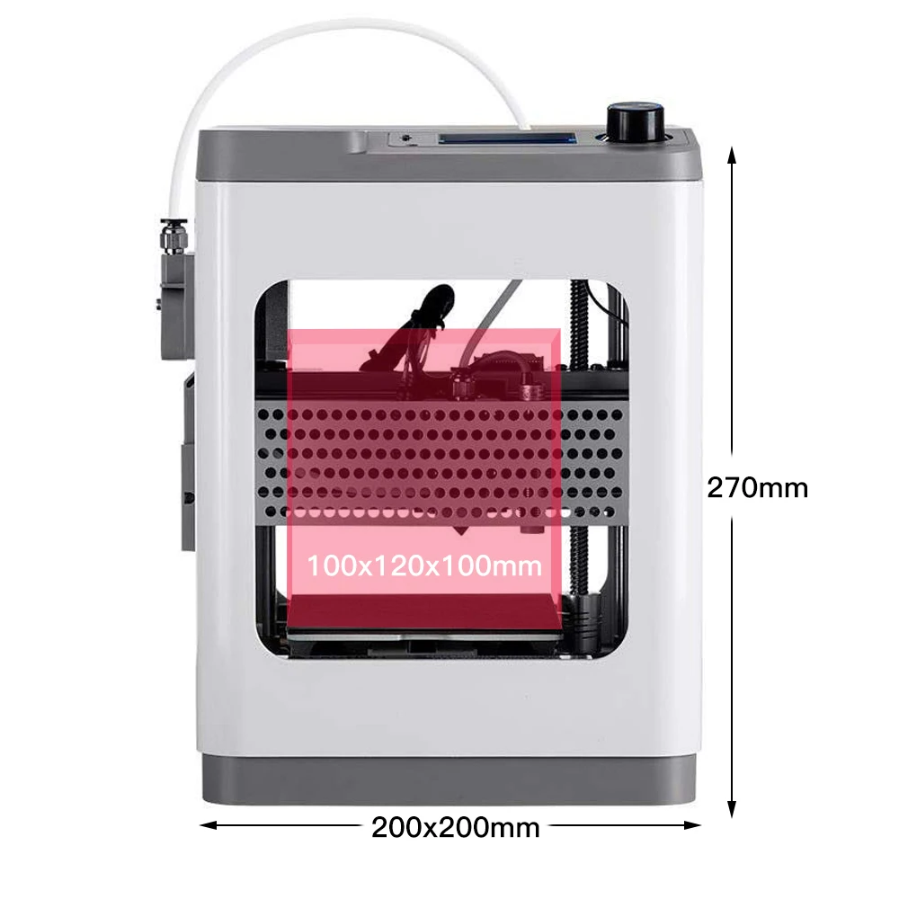 
Easy to use, Mini 3D portable printer printing machine TINA2 
