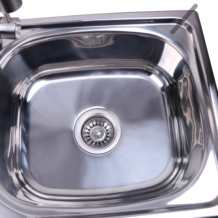 Cheap Easy Clean Fast Draining Sink Stainless Steel Small Single Kitchen Sink