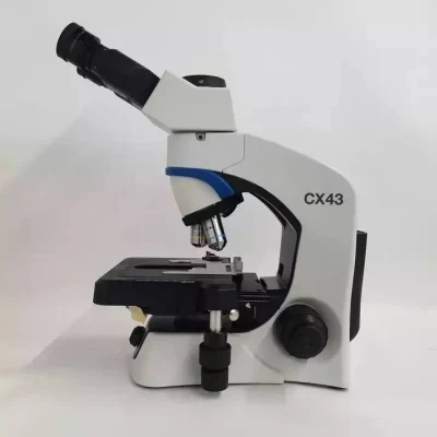 Olympus Cx43 Binocular Triocular Contrast Fluorescence Video Biological Microscope