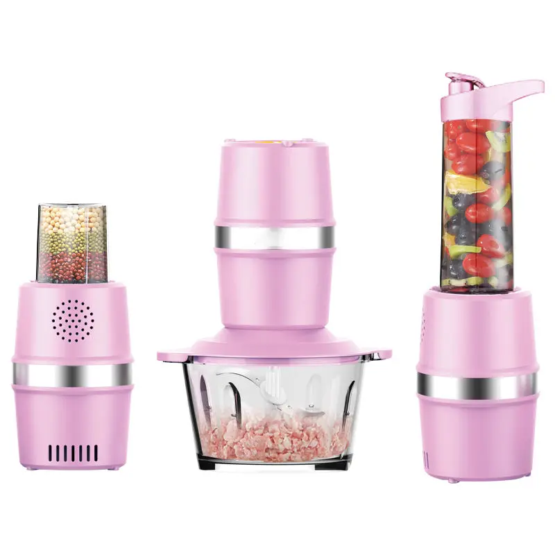 Household Kitchen Hot Selling High Quality Multifunctional Mini Meat Food Blender Meat Grinder Chopper Free Spare Parts Electric