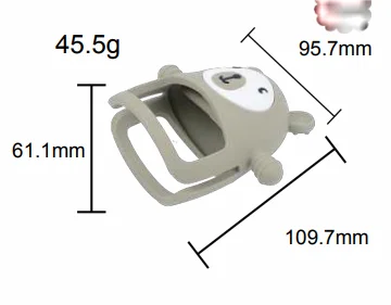 hot selling items bpa free safe silicone bear shape wrist teether ring mordedor de silicon par beb baby silicon hand teethers