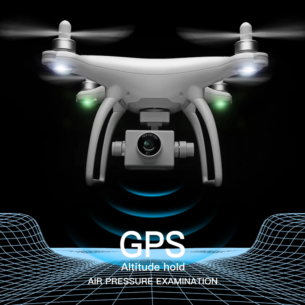 
1080P FPV Air quadcopter drone APP Control Gps WiFi RC Drones with HD Camera 