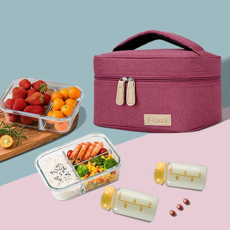 
V-Coool lunch bag insulated cooler bag for school kids office mum 