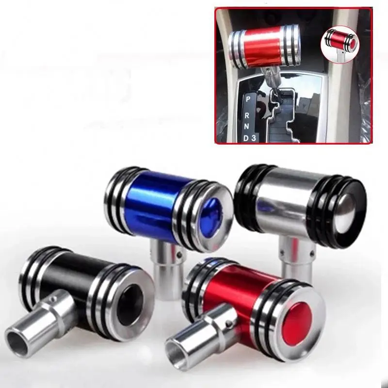 Universal Gear Shift Knob Car Styling Aluminum Metal Plane Push Rod Manual Transmission Gear stick Lever Shift Knob