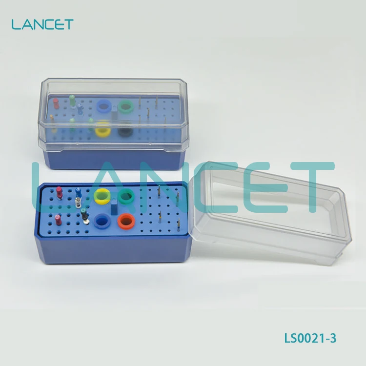 72-holes bur disinfection box resistant to high temperature and pressure expand speed bur disinfection gutta percha point