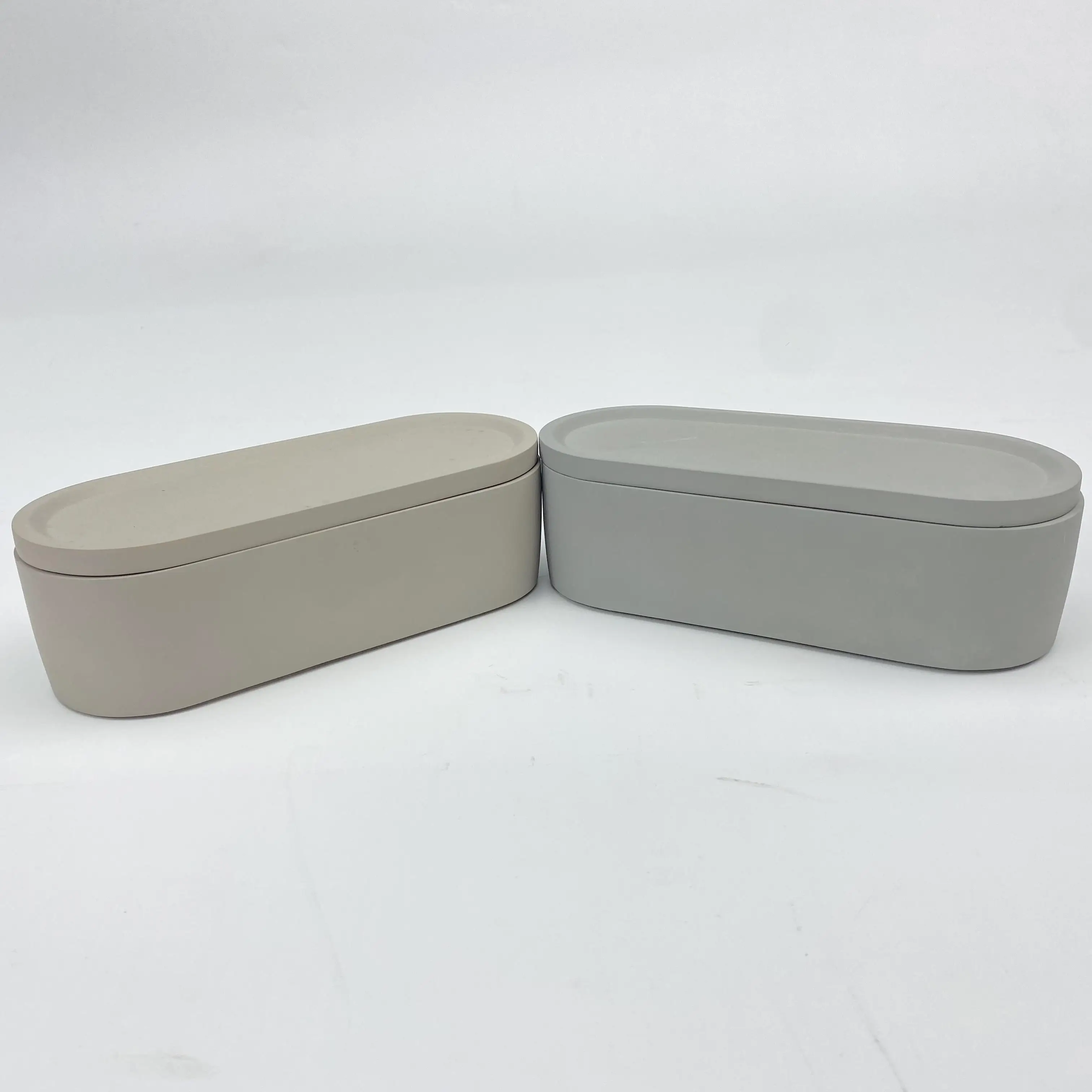 Transparent concrete  Home Colored Cube cement  Jewelry Storage Box