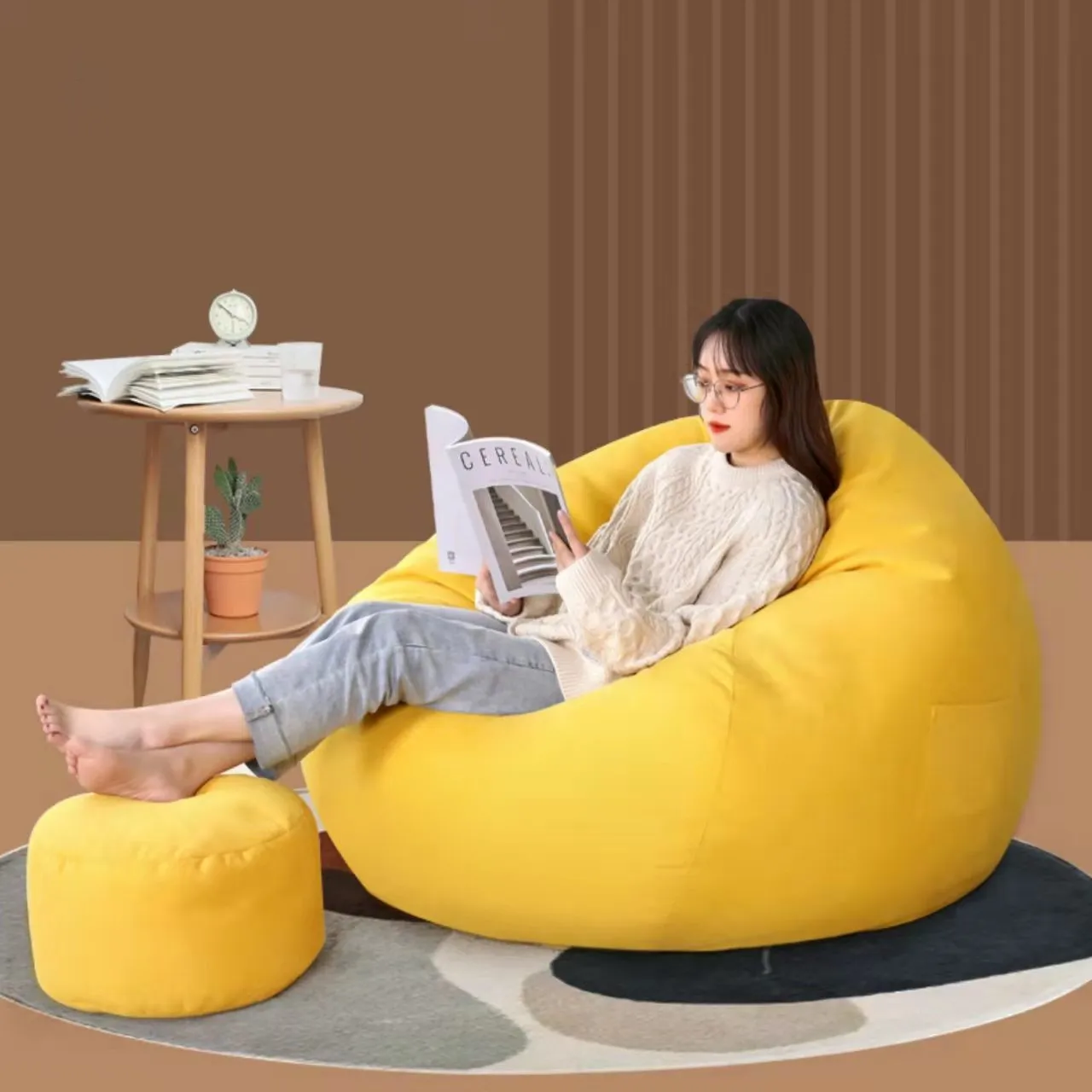 2023 Hot sale bean bag chair wholesale bean bag supplier pear shape puff sofa bean bag