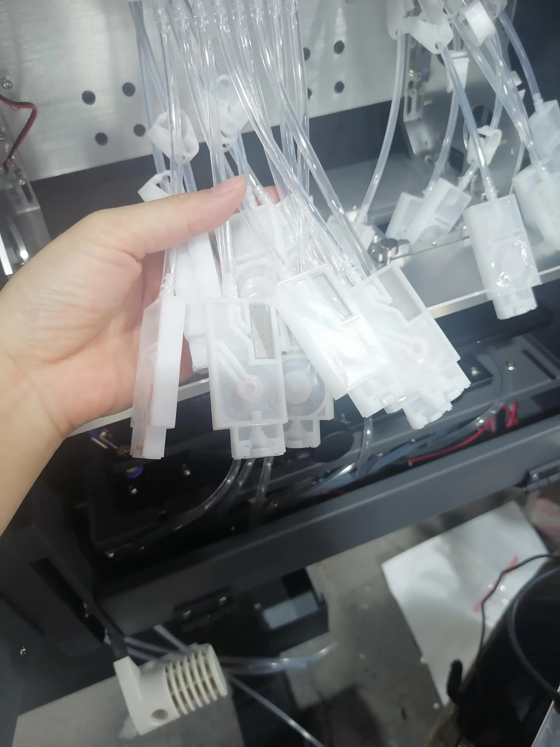 60cm dtf printer machine 5pcs i3200A1 print heads used for Fabric leather Hat