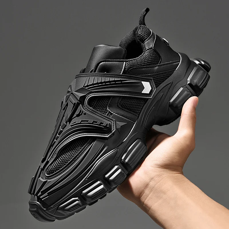 Customized LOGO OGR catwalk spring outdoor casual shoes running black warrior limited edition 3D mecha shoes sports shoes