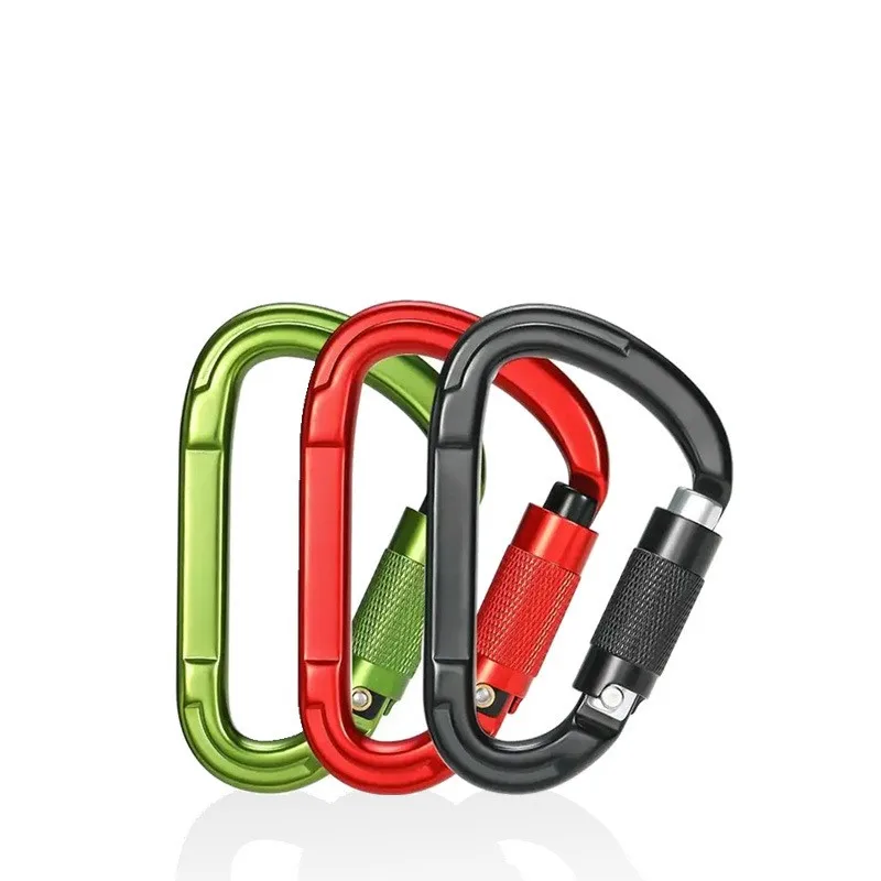 High Tensile Aluminum Ally Climbing Carabiner Hook With Autolock China Supplier Aluminum Carabiner Keychain