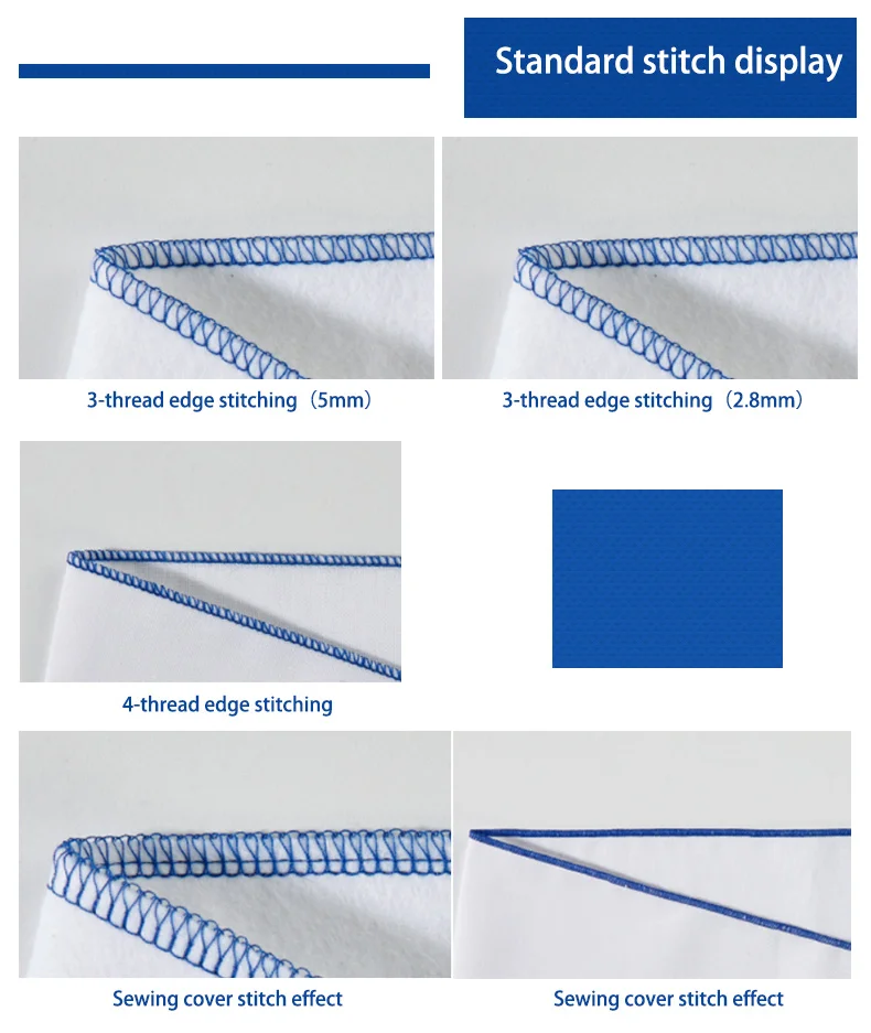 Rosatex Rs-600k  3-4 Threads Adjustable Stitch Length portable overlock sewing machine