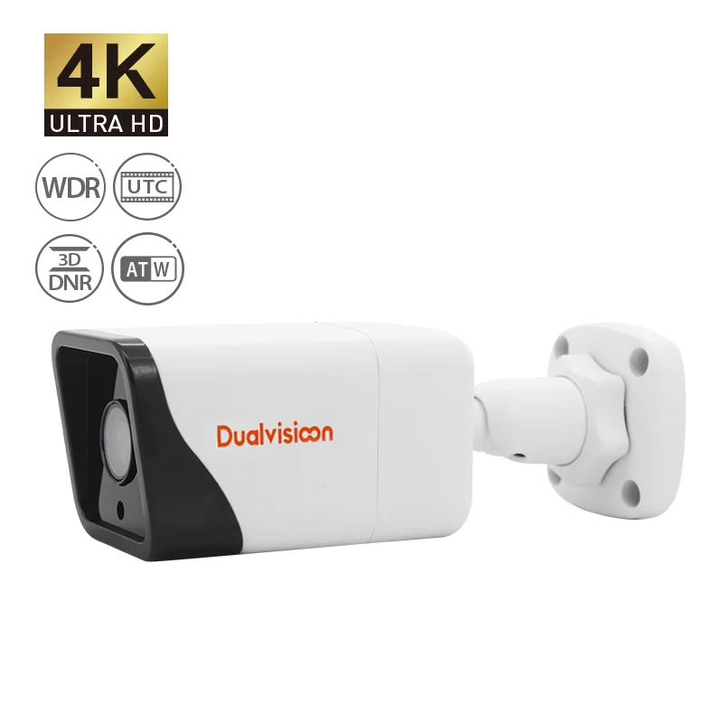 Водонепроницаемая hd аналоговая цилиндрическая камера 8 МП 4k, умная камера видеонаблюдения AHD/TVI/CVI/CVBS 4 в 1, камера видеонаблюдения 4k