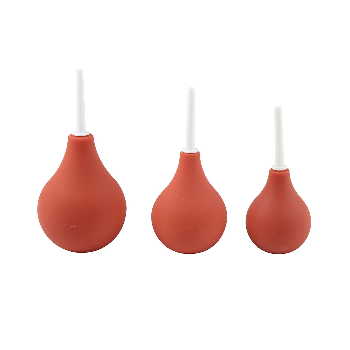 89ML/160ML/220ML Medical Silicone Pear Shaped Enemator Anal Vaginal Enema Ass Vaginal Cleaner