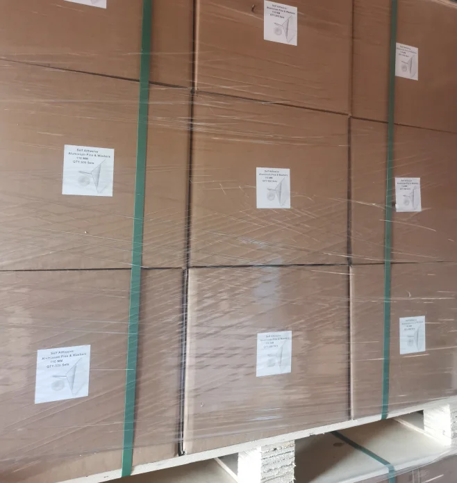 Aluminum 110 mm Self Adhesive Insulation Pins with 30 mm speed clips