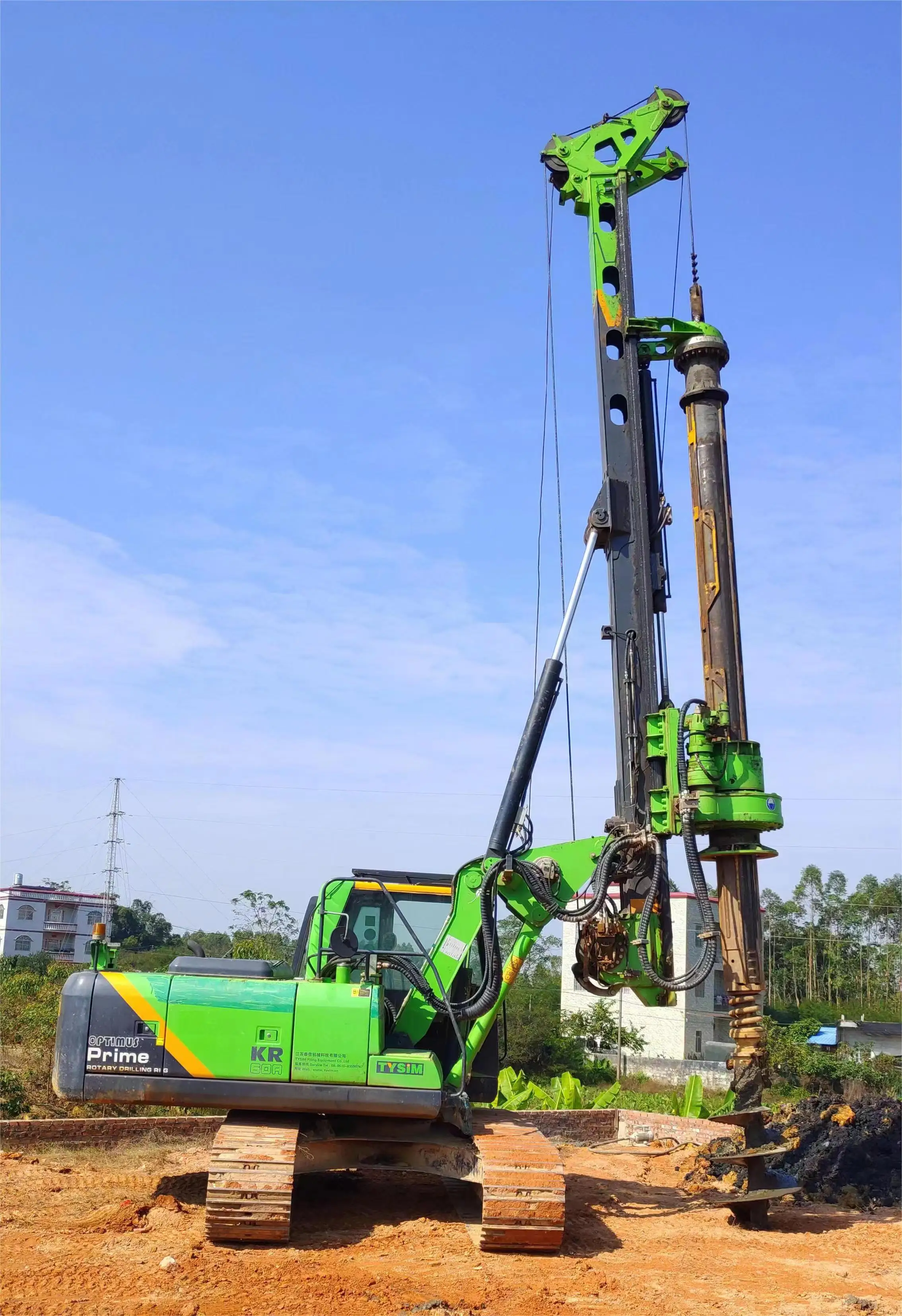 high-quality engineering equipment ZR450L rotary drilling rig with a drilling depth of more than 100 meters