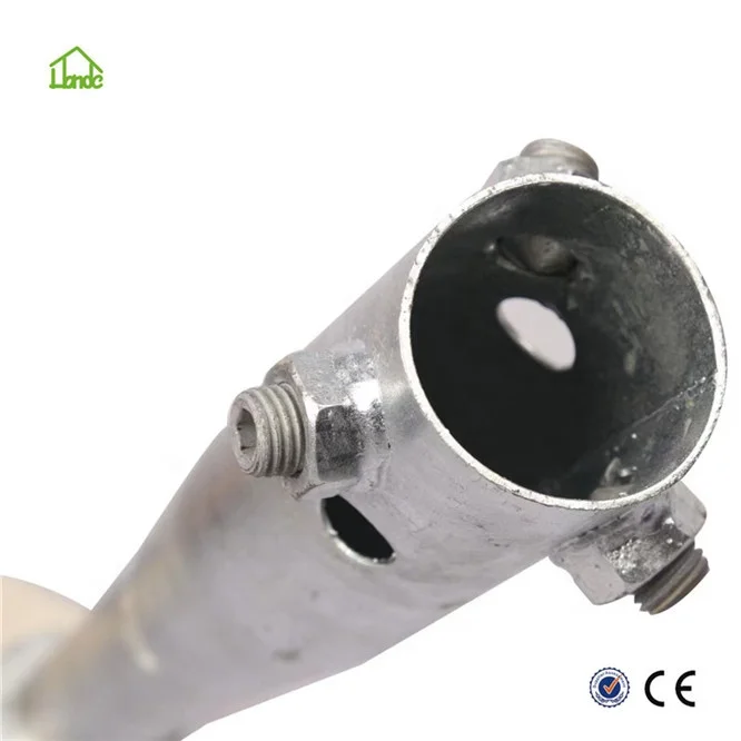 Fence post spike support galvanized pile kit ground screw construction foundation factory price umbrella anchor