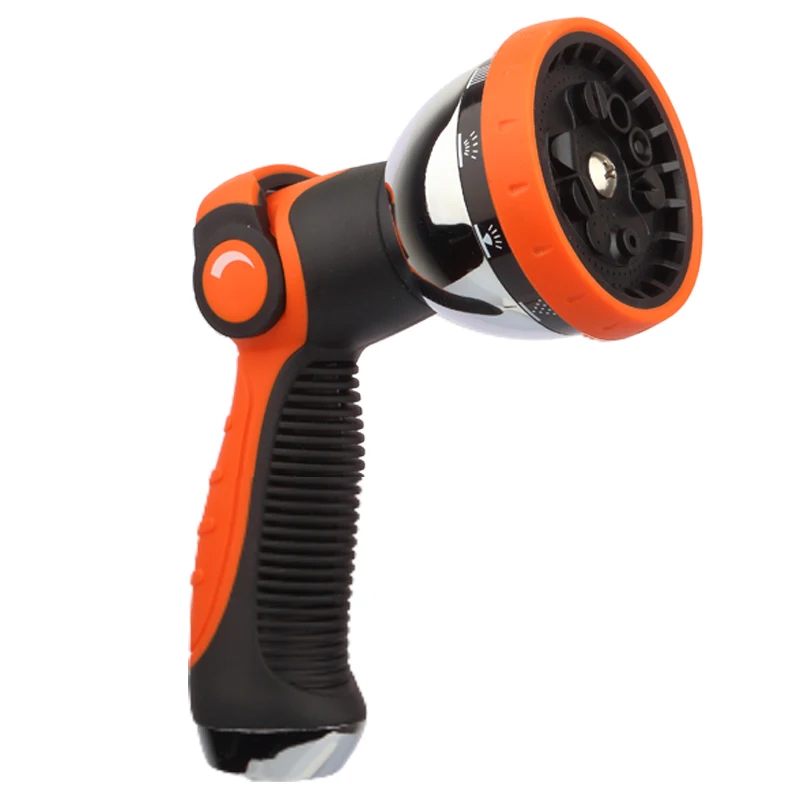 Garden Tools Plant Pots Plants Gazebos Kids Water 10 Way Gun Sprayer Nozzle Cleaning Irrigation Metal Zinc Alloy