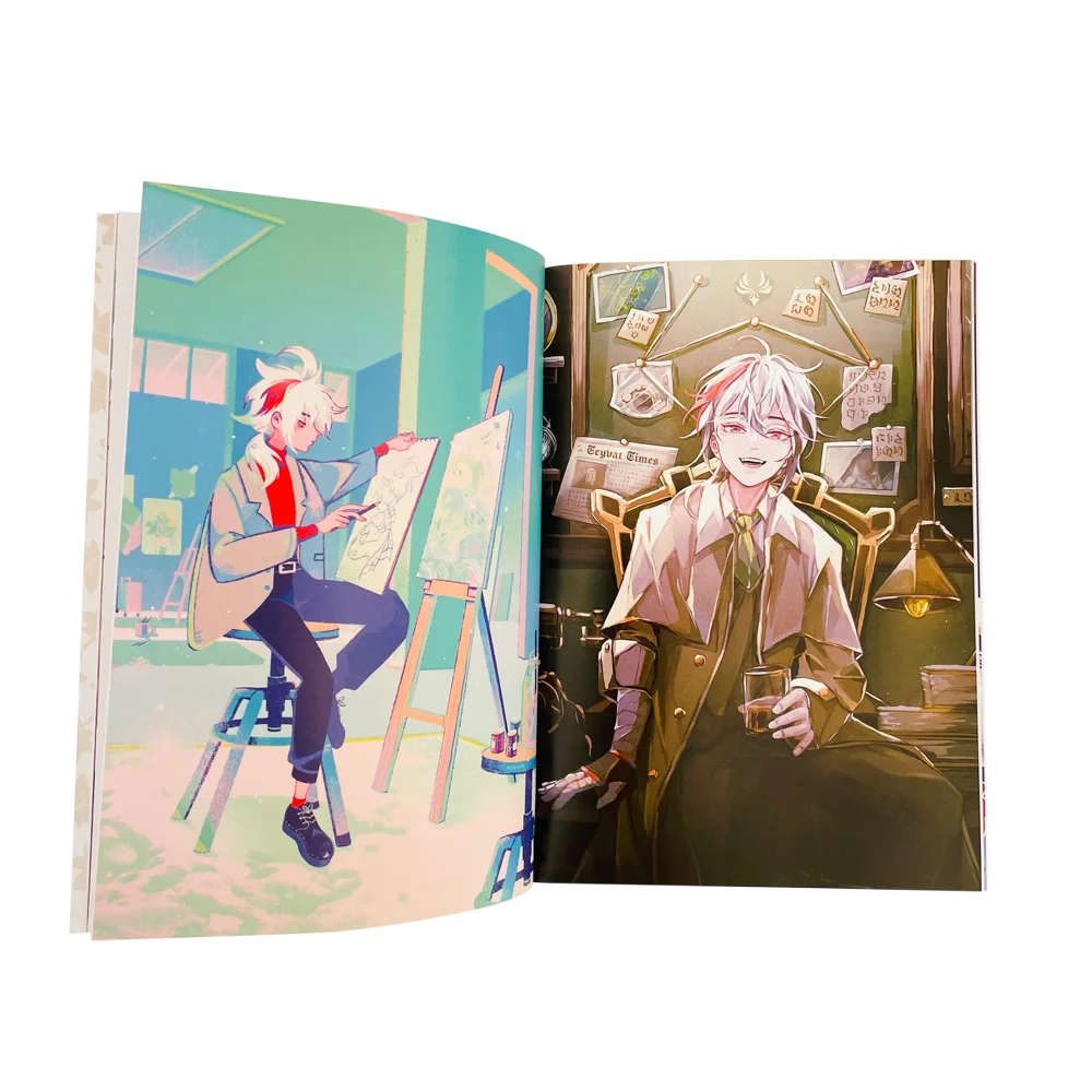 Custom Paperback Manga/Comic Printing Full Color Printing at Low Cost