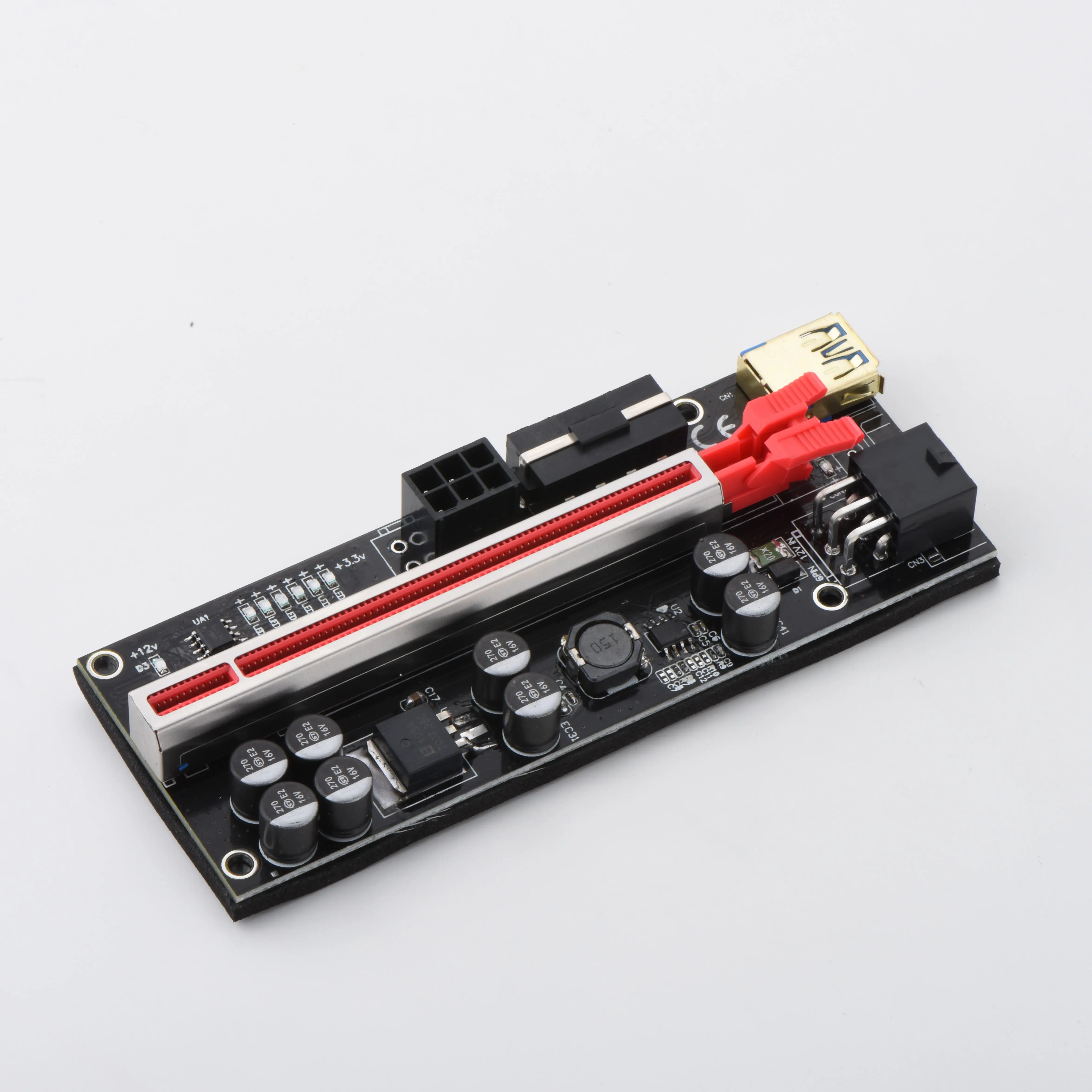 VER010S PCI Express 6pin 1x к 16x карты удлинитель USB 3 0 PCIE мощность GPU Кабель Адаптера riser 009S Plus с лошадиные скачки