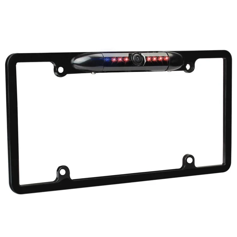 USA Plastic Car License Plate Frames Car Number Car License Plate Frame With Camera