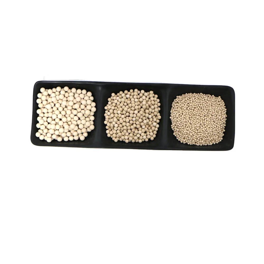 chinese factory zeolite molecular sieve 5a for gas purification desiccant round yellow limestone adsorbe