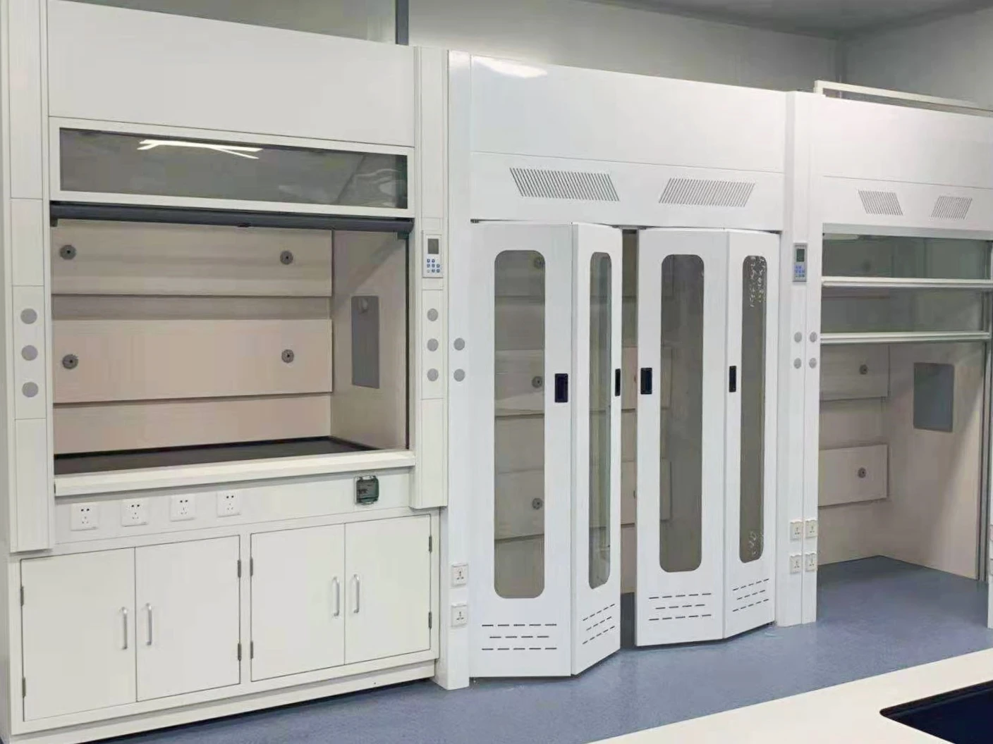 Большой вентилированный фильтр с металлическим лабораторным контроллером